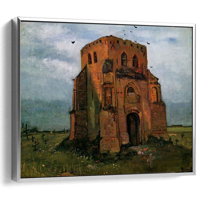 Country Churchyard and Old Church Tower (1885) by Vincent van Gogh
