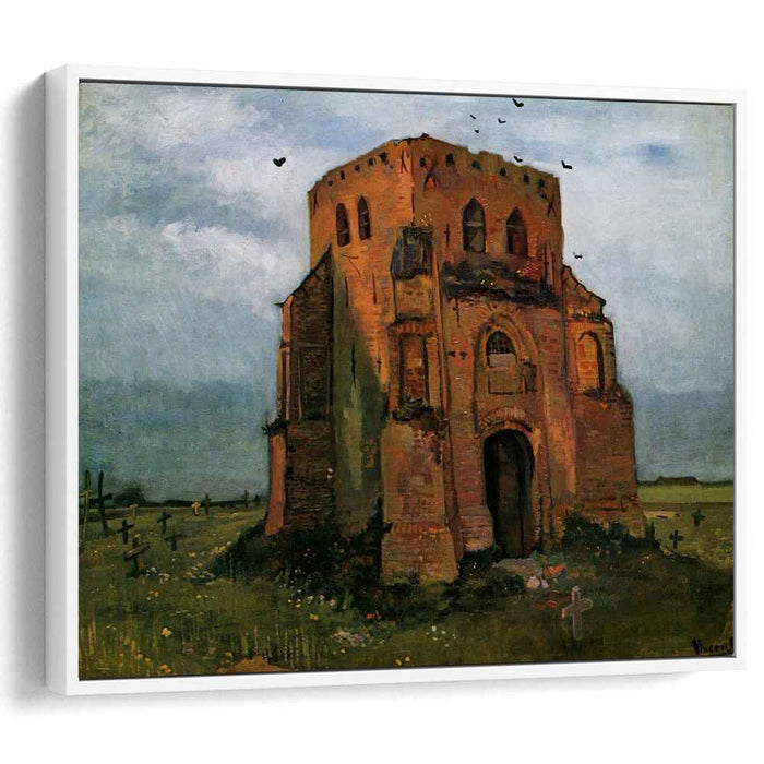 Country Churchyard and Old Church Tower (1885) by Vincent van Gogh