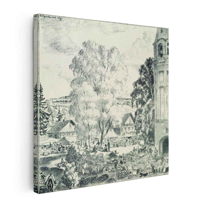 Country Fair (1921) by Boris Kustodiev