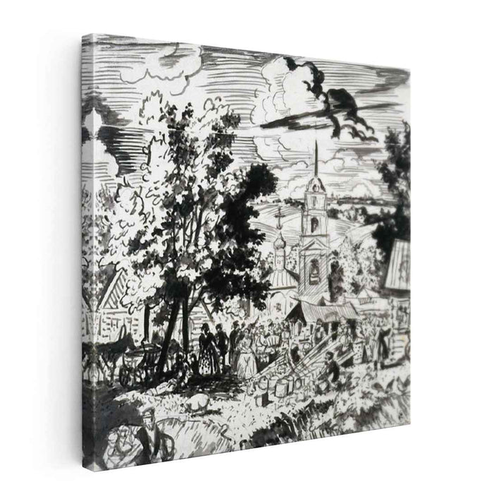 Country Fair (1926) by Boris Kustodiev