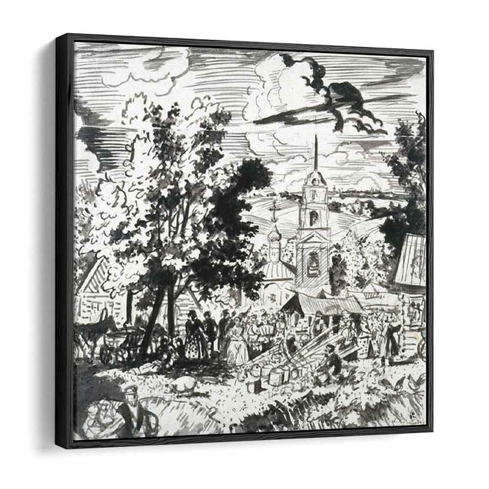 Country Fair (1926) by Boris Kustodiev