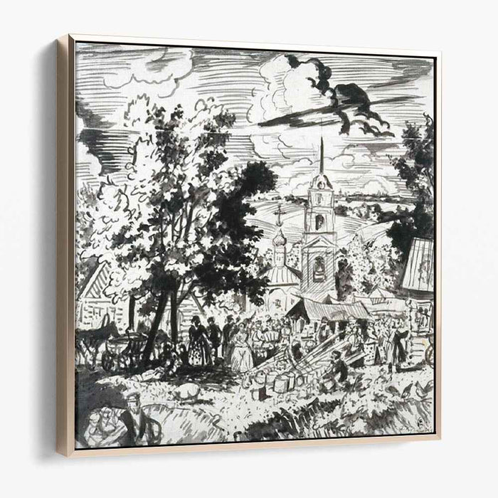 Country Fair (1926) by Boris Kustodiev