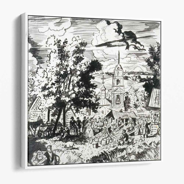 Country Fair (1926) by Boris Kustodiev