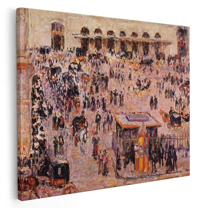 Cour du Havre (Gare St. Lazare) (1893) by Camille Pissarro