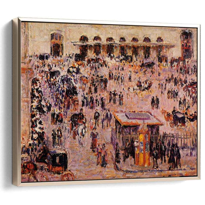 Cour du Havre (Gare St. Lazare) (1893) by Camille Pissarro