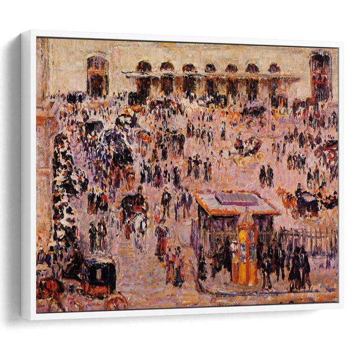 Cour du Havre (Gare St. Lazare) (1893) by Camille Pissarro