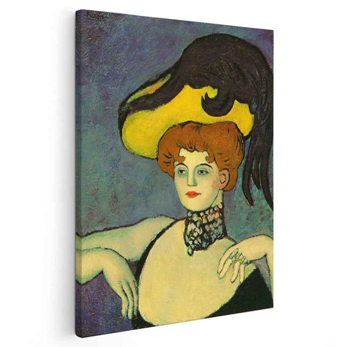 Courtesan with necklace of gems (1901) by Pablo Picasso