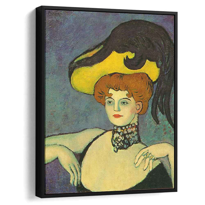 Courtesan with necklace of gems (1901) by Pablo Picasso