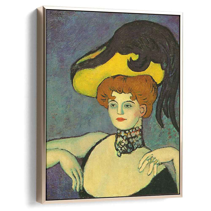 Courtesan with necklace of gems (1901) by Pablo Picasso