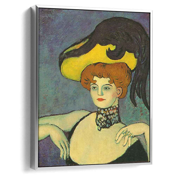 Courtesan with necklace of gems (1901) by Pablo Picasso