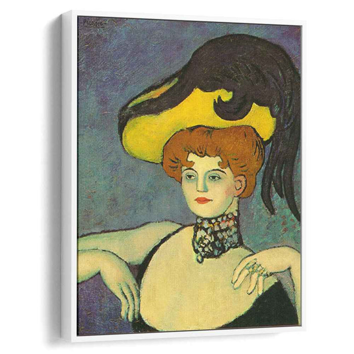 Courtesan with necklace of gems (1901) by Pablo Picasso