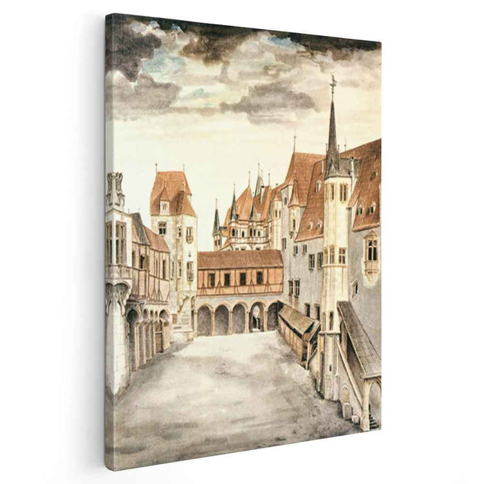 Courtyard of the Former Castle in Innsbruck with Clouds (1494) by Albrecht Durer
