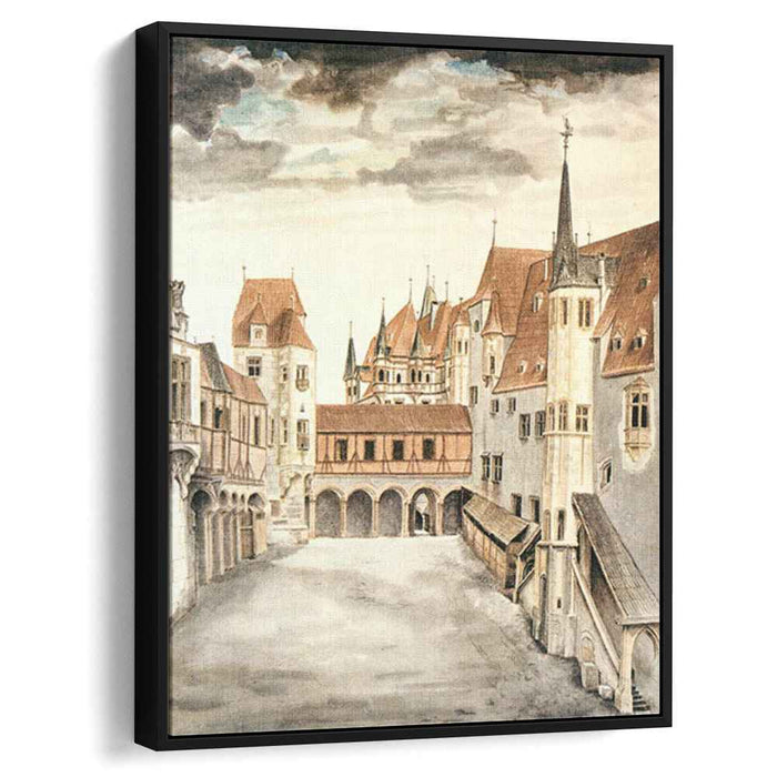 Courtyard of the Former Castle in Innsbruck with Clouds (1494) by Albrecht Durer