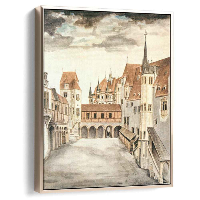 Courtyard of the Former Castle in Innsbruck with Clouds (1494) by Albrecht Durer