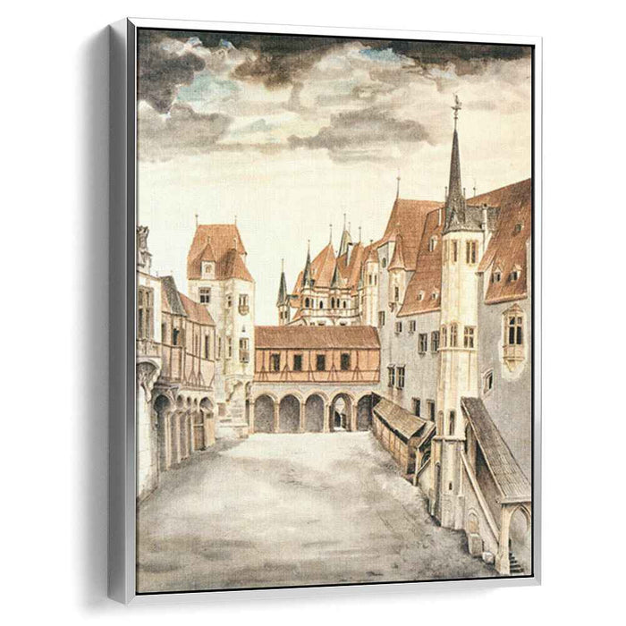 Courtyard of the Former Castle in Innsbruck with Clouds (1494) by Albrecht Durer