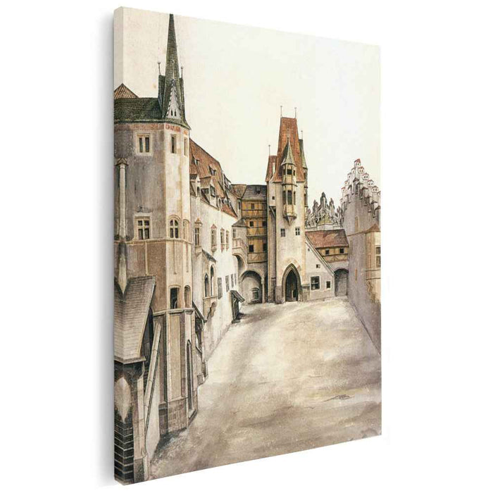 Courtyard of the Former Castle in Innsbruck without Clouds (1494) by Albrecht Durer