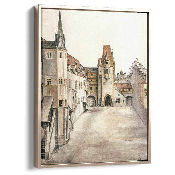 Courtyard of the Former Castle in Innsbruck without Clouds (1494) by Albrecht Durer