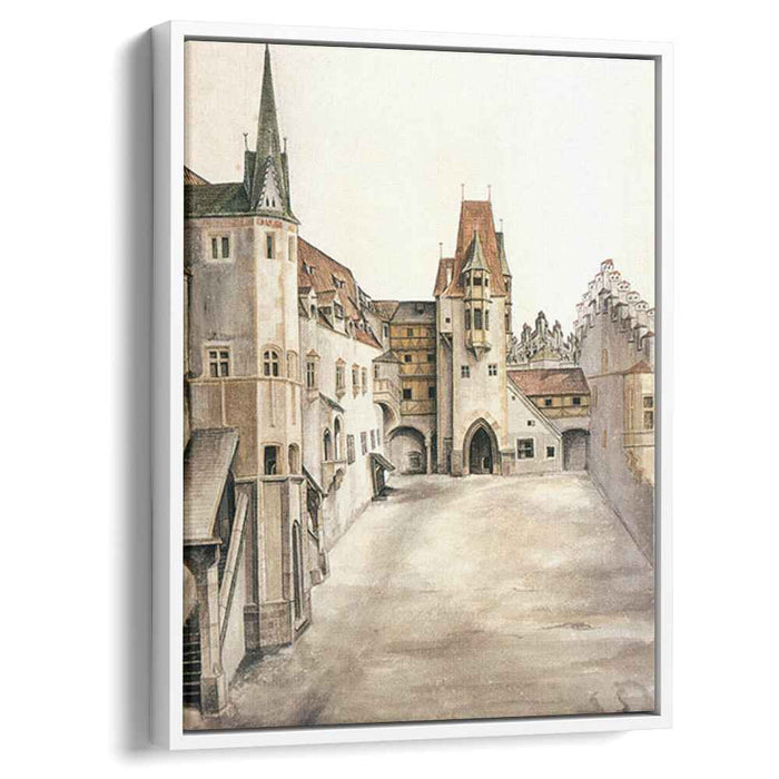 Courtyard of the Former Castle in Innsbruck without Clouds (1494) by Albrecht Durer