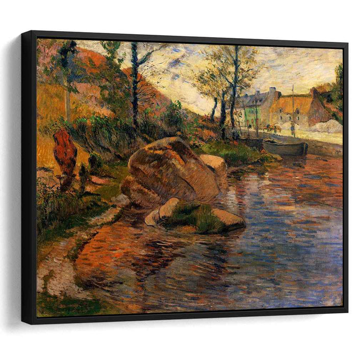 Cove opposite Pont-Aven Harbor (1888) by Paul Gauguin