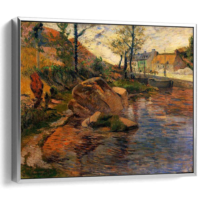 Cove opposite Pont-Aven Harbor (1888) by Paul Gauguin