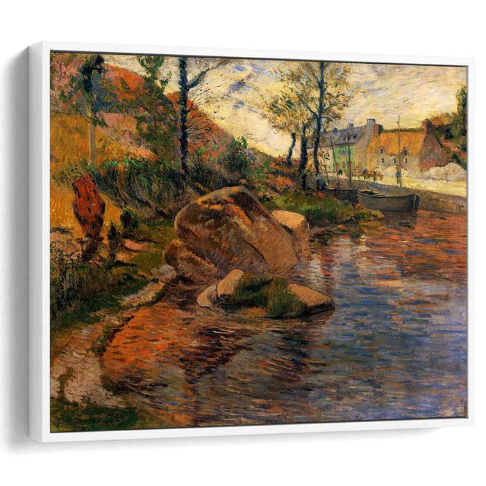 Cove opposite Pont-Aven Harbor (1888) by Paul Gauguin