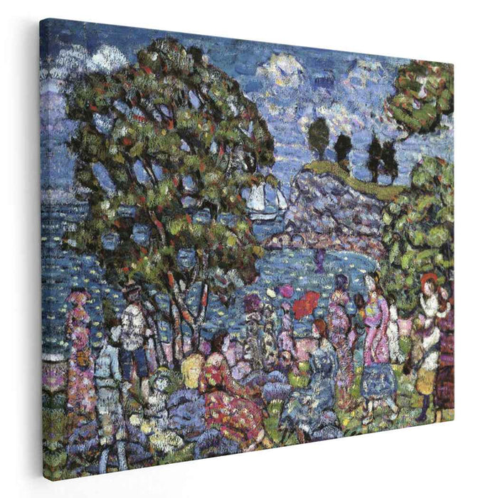 Cove with Figures (1923) by Maurice Prendergast