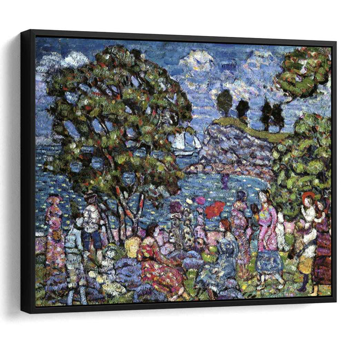 Cove with Figures (1923) by Maurice Prendergast