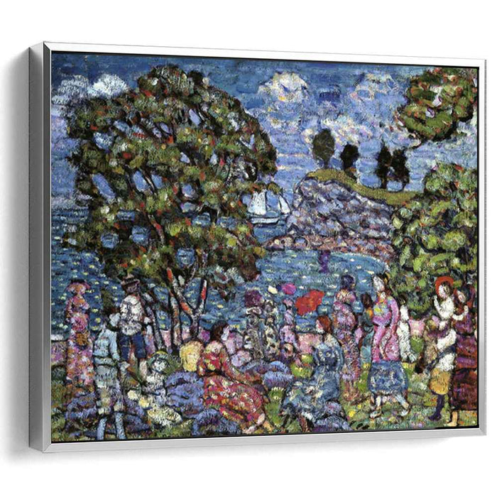 Cove with Figures (1923) by Maurice Prendergast