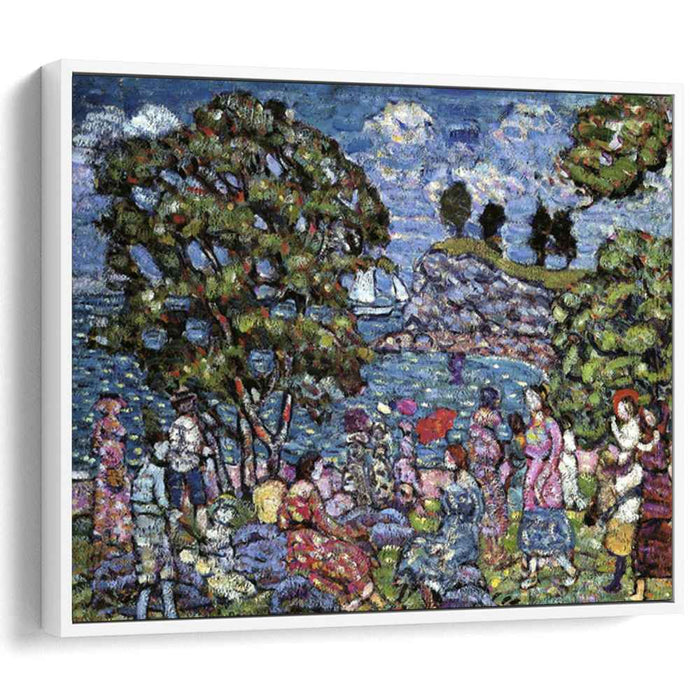 Cove with Figures (1923) by Maurice Prendergast