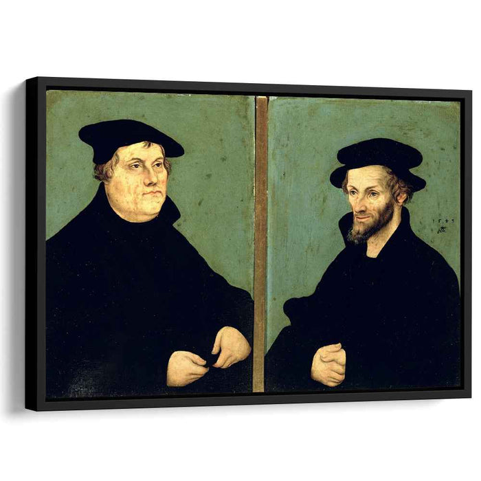 Portraits of Martin Luther and Philipp Melanchthon (1543) by Lucas Cranach the Elder