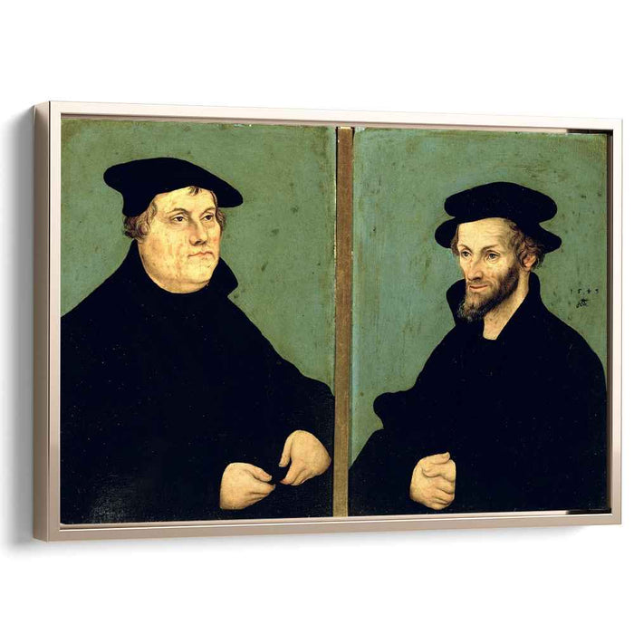 Portraits of Martin Luther and Philipp Melanchthon (1543) by Lucas Cranach the Elder