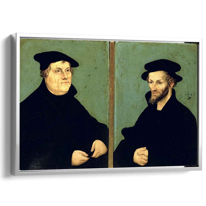 Portraits of Martin Luther and Philipp Melanchthon (1543) by Lucas Cranach the Elder