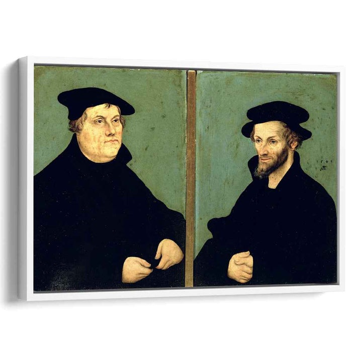 Portraits of Martin Luther and Philipp Melanchthon (1543) by Lucas Cranach the Elder