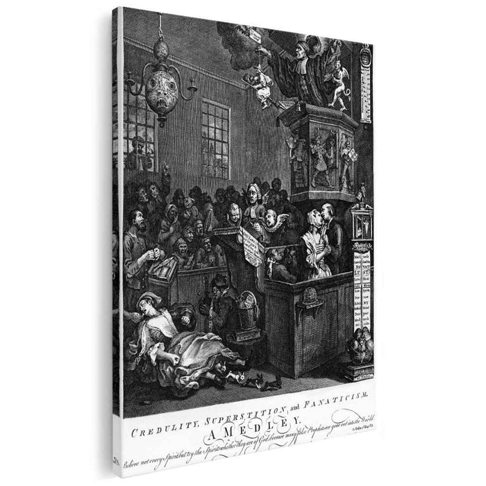 Credulity, Superstition, and Fanaticism by William Hogarth