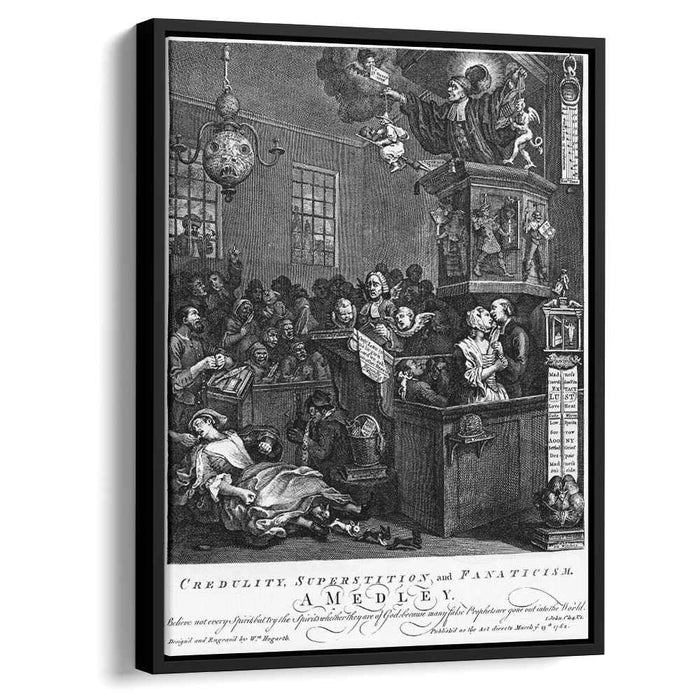 Credulity, Superstition, and Fanaticism by William Hogarth