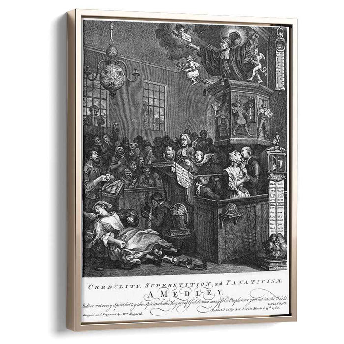 Credulity, Superstition, and Fanaticism by William Hogarth