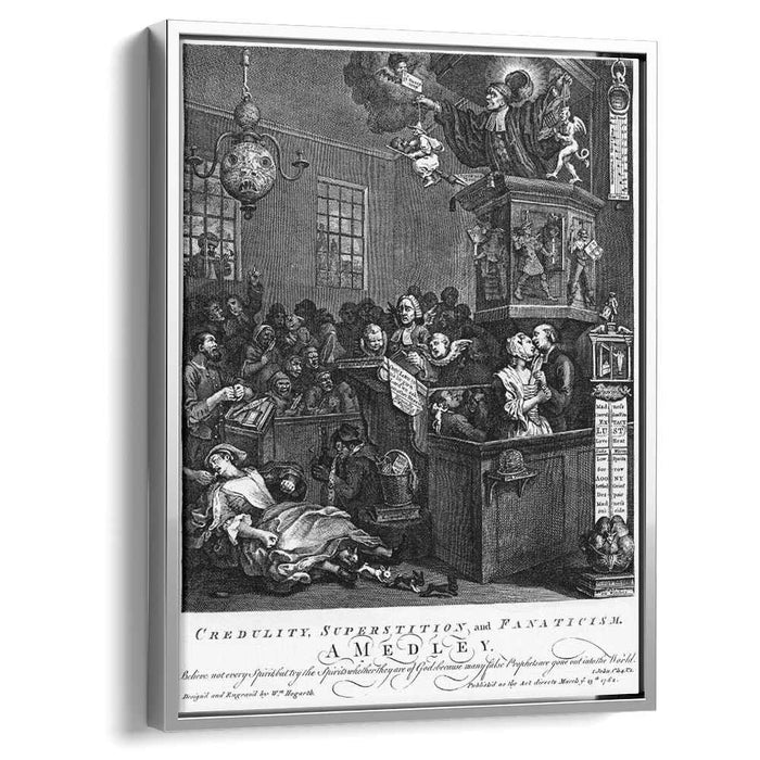 Credulity, Superstition, and Fanaticism by William Hogarth
