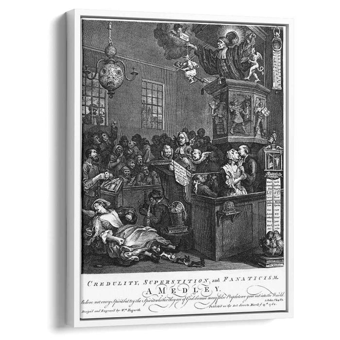 Credulity, Superstition, and Fanaticism by William Hogarth