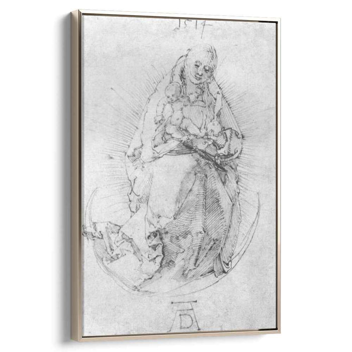 Crescent Madonna (1514) by Albrecht Durer