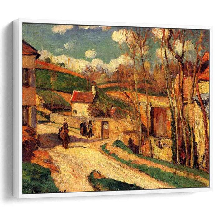 Crossroads at l'Hermitage, Pontoise by Camille Pissarro