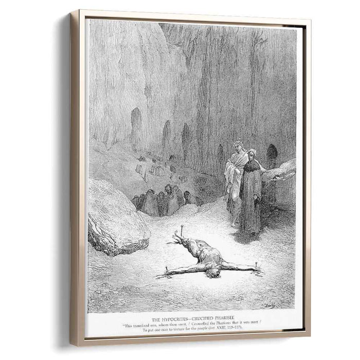 Crucified man by Gustave Dore