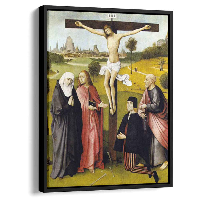 Crucifixion with a Donor (1485) by Hieronymus Bosch