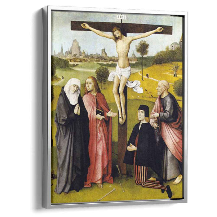 Crucifixion with a Donor (1485) by Hieronymus Bosch