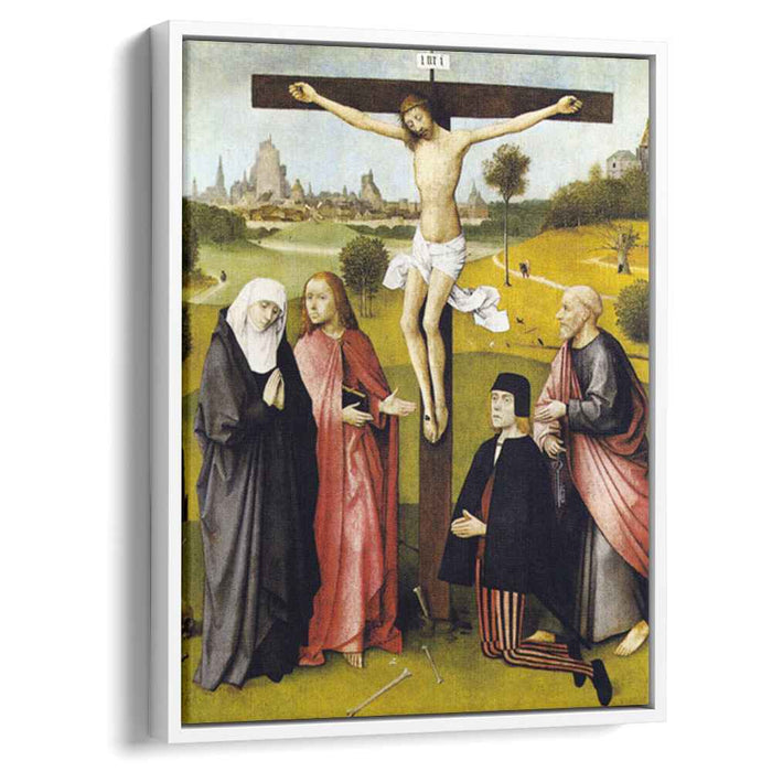 Crucifixion with a Donor (1485) by Hieronymus Bosch