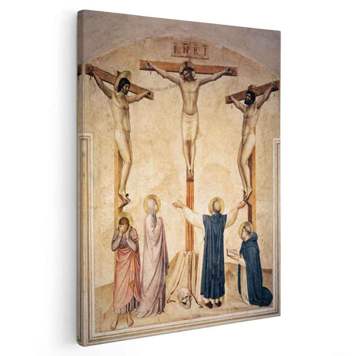 Crucifixion with Mourners and Sts. Dominic and Thomas Aquinas (1442) by Fra Angelico