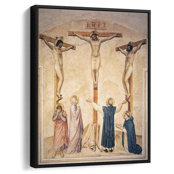 Crucifixion with Mourners and Sts. Dominic and Thomas Aquinas (1442) by Fra Angelico