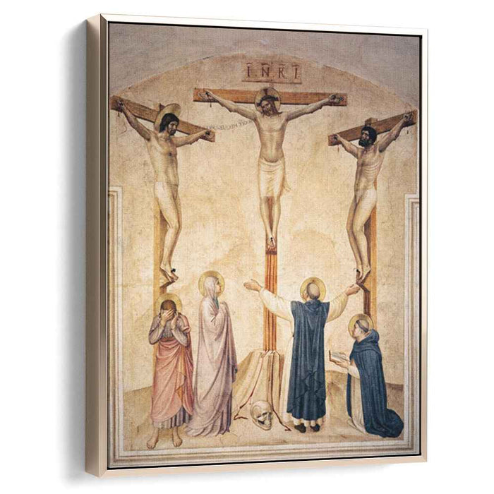 Crucifixion with Mourners and Sts. Dominic and Thomas Aquinas (1442) by Fra Angelico