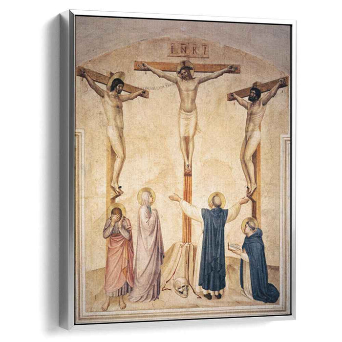 Crucifixion with Mourners and Sts. Dominic and Thomas Aquinas (1442) by Fra Angelico