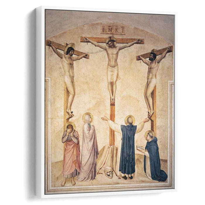 Crucifixion with Mourners and Sts. Dominic and Thomas Aquinas (1442) by Fra Angelico