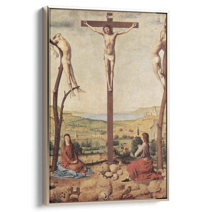 The Antwerp Crucifixion (1475) by Antonello da Messina